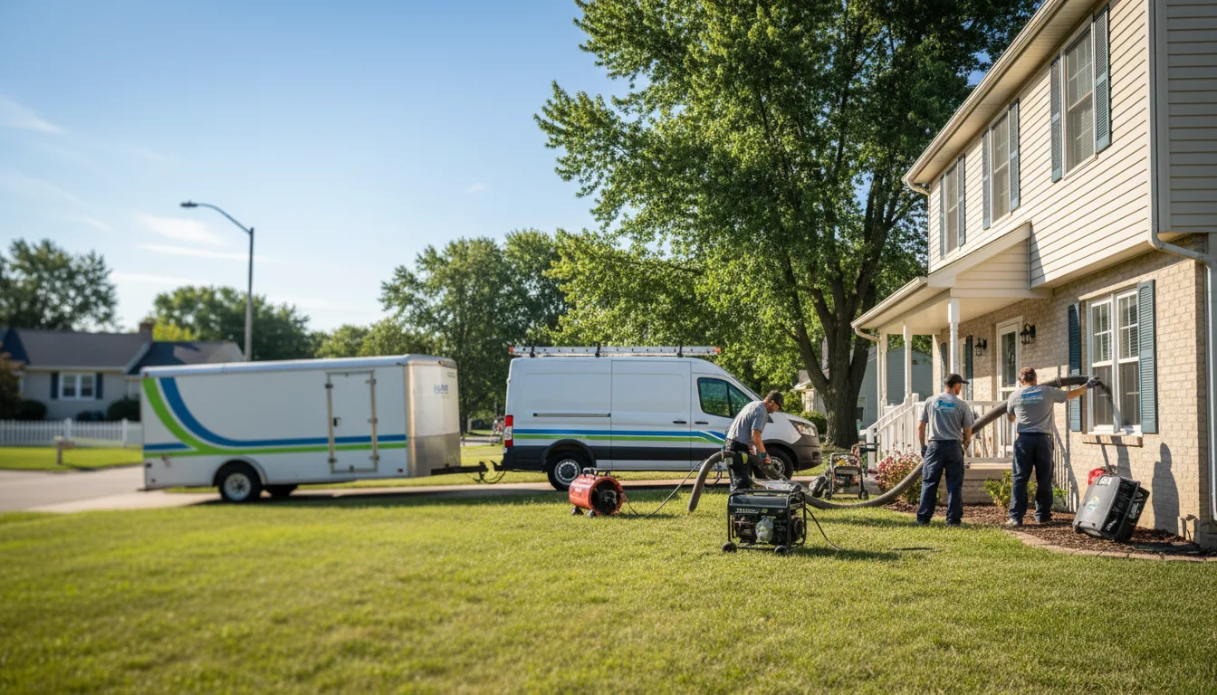Flooded Basement Restoration And Cleanup With Repair in Fancy Farm, KY near me
